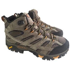 Merrell Moab 2 Vent Hiking Boot Mid Mens US 10W Waterproof Suede J06045